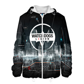 Мужская куртка 3D с принтом WATCH DOGS:LEGION в городе Новоалтайск, ткань верха — 100% полиэстер, подклад — флис | прямой крой, подол и капюшон оформлены резинкой с фиксаторами, два кармана без застежек по бокам, один большой потайной карман на груди. Карман на груди застегивается на липучку | ded sec | game | name | ubisoft | watch dogs | watch dogs 2 | watch dogs legion | город | девушка | дрон | игры | имена | компьютеры | пистолет | телефон | технологии | хакер | юби