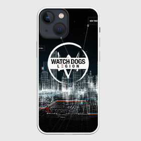 Чехол для iPhone 13 mini с принтом WATCH DOGS:LEGION в городе Новоалтайск,  |  | ded sec | game | name | ubisoft | watch dogs | watch dogs 2 | watch dogs legion | город | девушка | дрон | игры | имена | компьютеры | пистолет | телефон | технологии | хакер | юби