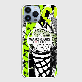 Чехол для iPhone 13 Pro Max с принтом WATCH DOGS:LEGION в городе Новоалтайск,  |  | Тематика изображения на принте: ded sec | game | name | watch dogs | watch dogs 2 | watch dogs legion | watch dogs:legionwatch dogs 2 | город | девушка | дрон | игры | имена | компьютеры | пистолет | телефон | технологии | хакер