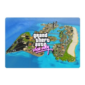 Магнитный плакат 3Х2 с принтом GRAND THEFT AUTO:VICE CITY в городе Новоалтайск, Полимерный материал с магнитным слоем | 6 деталей размером 9*9 см | grand theft auto 2 | grand theft auto 3 | grand theft auto v | grand theft auto: san andreas | grand theft auto: vice city | gta 5 | gta online | gta v | город | игры