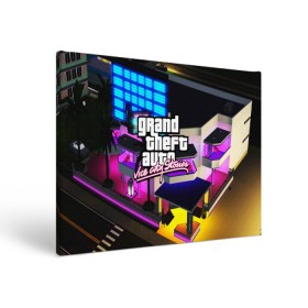 Холст прямоугольный с принтом GTA:VICE CITY в городе Новоалтайск, 100% ПВХ |  | gr | grand theft auto 2 | grand theft auto 3 | grand theft auto v | grand theft auto: san andreas | grand theft auto: vice city | gta 5 | gta online | gta v | город | игры
