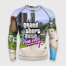 Мужской рашгард 3D с принтом GTA REDUX 2020 в городе Новоалтайск,  |  | grand theft auto 2 | grand theft auto 3 | grand theft auto v | grand theft auto: san andreas | grand theft auto: vice city | gta 5 | gta online | gta v | город | игры