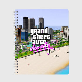 Тетрадь с принтом GTA REDUX 2020 в городе Новоалтайск, 100% бумага | 48 листов, плотность листов — 60 г/м2, плотность картонной обложки — 250 г/м2. Листы скреплены сбоку удобной пружинной спиралью. Уголки страниц и обложки скругленные. Цвет линий — светло-серый
 | grand theft auto 2 | grand theft auto 3 | grand theft auto v | grand theft auto: san andreas | grand theft auto: vice city | gta 5 | gta online | gta v | город | игры