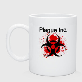 Кружка керамическая с принтом Plague Inc в городе Новоалтайск, керамика | объем — 330 мл, диаметр — 80 мм. Принт наносится на бока кружки, можно сделать два разных изображения | inc | ndemic creations | plague | plague inc | биологический симулятор | игра | чума | чума инкорпорейтед
