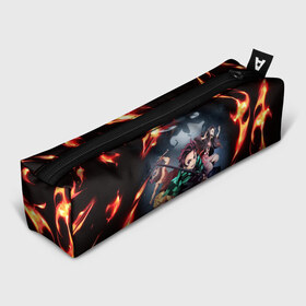 Пенал 3D с принтом DEMON SLAYER KIMETSU NO YAIBA КЛИНОК РАССЕКАЮЩИЙ ДЕМОНОВ в городе Новоалтайск, 100% полиэстер | плотная ткань, застежка на молнии | demon slayer | demon slayer: kimetsu no yaiba | kimetsu | kimetsu no yaiba | nezuko | slayer | tanjiro | клинок рассекающий демонов | незуко | танджиро | шинобу кочо