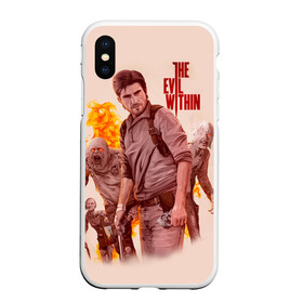 Чехол для iPhone XS Max матовый с принтом The Evil Within в городе Новоалтайск, Силикон | Область печати: задняя сторона чехла, без боковых панелей | детектив | зло внутри | лечебница | мир | тайна | чудовища