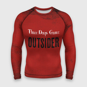 Мужской рашгард 3D с принтом Three days grace. Outsider в городе Новоалтайск,  |  | days | grace | outsider | three | аутсайдер