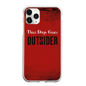 Чехол для iPhone 11 Pro матовый с принтом Three days grace Outsider в городе Новоалтайск, Силикон |  | days | grace | outsider | three | аутсайдер