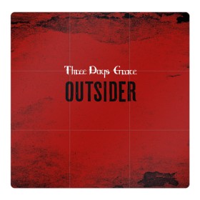 Магнитный плакат 3Х3 с принтом Three days grace. Outsider в городе Новоалтайск, Полимерный материал с магнитным слоем | 9 деталей размером 9*9 см | days | grace | outsider | three | аутсайдер