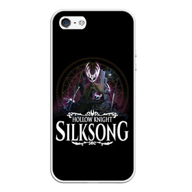 Чехол для iPhone 5/5S матовый с принтом Hollow Knight в городе Новоалтайск, Силикон | Область печати: задняя сторона чехла, без боковых панелей | grimm | hallounest | heart of nightmare | hollow knight | hornet | knight | quirrell | silksong | гримм | квиррел | рыцарь | халлоунест | холлоу найт | хорнет
