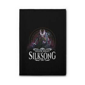Обложка для автодокументов с принтом Hollow Knight в городе Новоалтайск, натуральная кожа |  размер 19,9*13 см; внутри 4 больших “конверта” для документов и один маленький отдел — туда идеально встанут права | Тематика изображения на принте: grimm | hallounest | heart of nightmare | hollow knight | hornet | knight | quirrell | silksong | гримм | квиррел | рыцарь | халлоунест | холлоу найт | хорнет