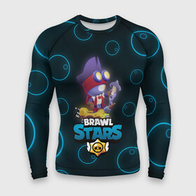 Мужской рашгард 3D с принтом Brawl Stars Captain Carl в городе Новоалтайск,  |  | bo | brawl stars | captain carl | carl | crow | dynamike | sandy | spike | бо | бравл старс | динамайк | дэррил | карл | кроу | леон. leon | спайк | сэнди