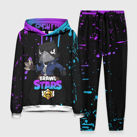 Мужской костюм 3D (с толстовкой) с принтом Brawl Stars Crow в городе Новоалтайск,  |  | brawl stars | crow | game | leon | бравл | бравл стар | бравл старс | ворон | ворона | детская | детям | игра | компьютерная игра | кров | леон | персонаж | развлечение