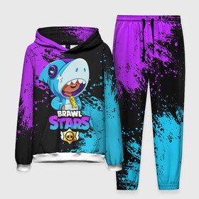 Мужской костюм 3D (с толстовкой) с принтом Brawl Stars Leon Shark в городе Новоалтайск,  |  | brawl stars | crow | game | leon | бравл | бравл стар | бравл старс | ворон | ворона | детская | детям | игра | компьютерная игра | кров | леон | персонаж | развлечение