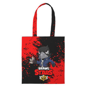 Сумка 3D повседневная с принтом Brawl Stars Crow в городе Новоалтайск, 100% полиэстер | Плотность: 200 г/м2; Размер: 34×35 см; Высота лямок: 30 см | brawl stars | crow | game | leon | бравл | бравл стар | бравл старс | ворон | ворона | детская | детям | игра | компьютерная игра | кров | леон | персонаж | развлечение