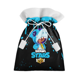 Подарочный 3D мешок с принтом Brawl Stars Leon Shark в городе Новоалтайск, 100% полиэстер | Размер: 29*39 см | Тематика изображения на принте: brawl stars | crow | game | leon | бравл | бравл стар | бравл старс | ворон | ворона | детская | детям | игра | компьютерная игра | кров | леон | персонаж | развлечение