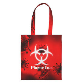 Шоппер 3D с принтом PLAGUE INC. в городе Новоалтайск, 100% полиэстер | Плотность: 200 г/м2; Размер: 34×35 см; Высота лямок: 30 см | molecule | plague inc | абстракция | бактерии | вирус | клетки | медицина | микробы | молекулы | наука | нейрон | нейроны | планета | текстура | текстуры | формула