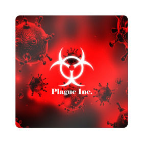 Магнит виниловый Квадрат с принтом PLAGUE INC. в городе Новоалтайск, полимерный материал с магнитным слоем | размер 9*9 см, закругленные углы | molecule | plague inc | абстракция | бактерии | вирус | клетки | медицина | микробы | молекулы | наука | нейрон | нейроны | планета | текстура | текстуры | формула