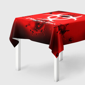 Скатерть 3D с принтом PLAGUE INC. в городе Новоалтайск, 100% полиэстер (ткань не мнется и не растягивается) | Размер: 150*150 см | molecule | plague inc | абстракция | бактерии | вирус | клетки | медицина | микробы | молекулы | наука | нейрон | нейроны | планета | текстура | текстуры | формула