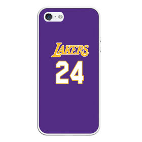 Чехол для iPhone 5/5S матовый с принтом Los Angeles Lakers Kobe Brya в городе Новоалтайск, Силикон | Область печати: задняя сторона чехла, без боковых панелей | basketball | espn | kobe | kobe bryant | kobe bryant death | kobe bryant tribute | lakers | los angeles lakers | nba