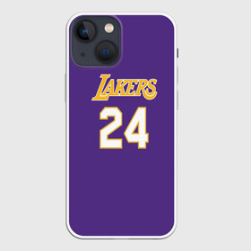 Чехол для iPhone 13 mini с принтом Los Angeles Lakers   Kobe Brya в городе Новоалтайск,  |  | basketball | espn | kobe | kobe bryant | kobe bryant death | kobe bryant tribute | lakers | los angeles lakers | nba