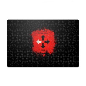 Пазл магнитный 126 элементов с принтом Three days grace в городе Новоалтайск, полимерный материал с магнитным слоем | 126 деталей, размер изделия —  180*270 мм | days | grace | three | three days grace | альтернативный метал | альтернативный рок | брэд уолст барри сток | гонтье | мэтт уолст | ню металнил сандерсон | постгранж | хард рок
