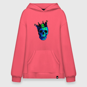 Худи SuperOversize хлопок с принтом Skeleton King в городе Новоалтайск, 70% хлопок, 30% полиэстер, мягкий начес внутри | карман-кенгуру, эластичная резинка на манжетах и по нижней кромке, двухслойный капюшон
 | anime | boy | dead inside | depression | dota | emo | girl | goth | ivs | leave me alone | lil peep | rap | грусть | депрессия | мода | молодежь | одежда | одиночество | розы | слезы | стиль