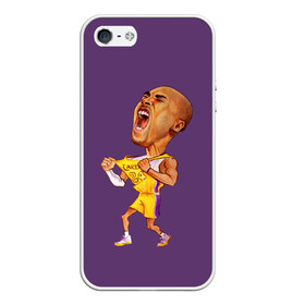 Чехол для iPhone 5/5S матовый с принтом Kobe Bryant в городе Новоалтайск, Силикон | Область печати: задняя сторона чехла, без боковых панелей | 08 | 24 | 8 | angeles | basketball | bryant | gigi | goat | kobe | lakers | legend | los | mamba | rip | sport | баскетбол | брайант | коби | легенда | мамба | роспись | спорт