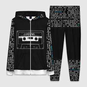 Женский костюм 3D с принтом Loading в городе Новоалтайск,  |  | Тематика изображения на принте: hieroglyph | japanese | loading | загрузка | иероглиф | кассета | японский