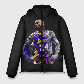 Мужская зимняя куртка 3D с принтом Kobe Bryant в городе Новоалтайск, верх — 100% полиэстер; подкладка — 100% полиэстер; утеплитель — 100% полиэстер | длина ниже бедра, свободный силуэт Оверсайз. Есть воротник-стойка, отстегивающийся капюшон и ветрозащитная планка. 

Боковые карманы с листочкой на кнопках и внутренний карман на молнии. | 08 | 24 | 8 | angeles | basketball | bryant | gigi | goat | kobe | lakers | legend | los | mamba | rip | sport | баскетбол | брайант | коби | легенда | мамба | роспись | спорт