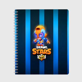 Тетрадь с принтом Brawl Stars GT Max в городе Новоалтайск, 100% бумага | 48 листов, плотность листов — 60 г/м2, плотность картонной обложки — 250 г/м2. Листы скреплены сбоку удобной пружинной спиралью. Уголки страниц и обложки скругленные. Цвет линий — светло-серый
 | bea | bo | brawl stars | crow | dynamike | gt max | gt макс | max | sandy | spike | беа | бо | бравл старс | динамайк | дэррил | кроу | леон. leon | макс | спайк | сэнди