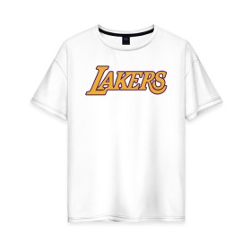 Женская футболка хлопок Oversize с принтом Kobe Bryant в городе Новоалтайск, 100% хлопок | свободный крой, круглый ворот, спущенный рукав, длина до линии бедер
 | 24 | kobe | kobe bean bryant | lakers | los angeles | американский баскетболист | баскетбол | баскетболист | коби | коби бин брайант | лейкерс | лос анджелес | нью йорк