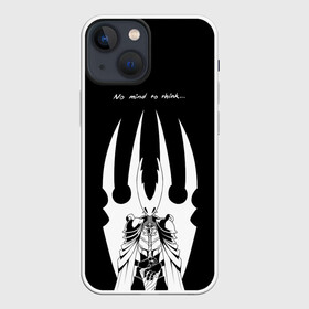 Чехол для iPhone 13 mini с принтом HOLLOW KNIGHT | ХОЛЛОУ НАЙТ в городе Новоалтайск,  |  | grimm | hallounest | heart of nightmare | hollow knight | hornet | knight | quirrell | silksong | гримм | квиррел | рыцарь | халлоунест | холлоу найт | хорнет