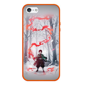 Чехол для iPhone 5/5S матовый с принтом KIMETSU NO YAIBA в городе Новоалтайск, Силикон | Область печати: задняя сторона чехла, без боковых панелей | Тематика изображения на принте: demon slayer | demon slayer: kimetsu no yaiba | kimetsu | kimetsu no yaiba | nezuko | slayer | tanjiro | клинок рассекающий демонов | незуко | танджиро | шинобу кочо