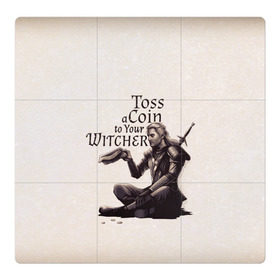 Магнитный плакат 3Х3 с принтом Toss a coin to your Witcher в городе Новоалтайск, Полимерный материал с магнитным слоем | 9 деталей размером 9*9 см | andrzej | cavill | ciri | geralt | henry | netflix | rivia | sapkowski | witcher | анджей | ведьмак | генри | геральт | йеннифэ | кавилл | лютик | ривия | сапковский | цири | цирилла