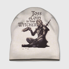 Шапка 3D с принтом Toss a coin to your Witcher в городе Новоалтайск, 100% полиэстер | универсальный размер, печать по всей поверхности изделия | andrzej | cavill | ciri | geralt | henry | netflix | rivia | sapkowski | witcher | анджей | ведьмак | генри | геральт | йеннифэ | кавилл | лютик | ривия | сапковский | цири | цирилла