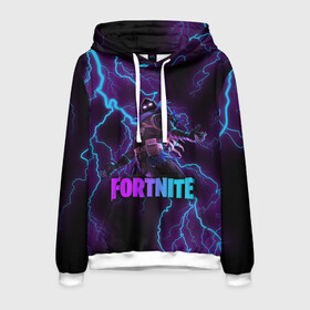 Мужская толстовка 3D с принтом FORTNITE RAVEN в городе Новоалтайск, 100% полиэстер | двухслойный капюшон со шнурком для регулировки, мягкие манжеты на рукавах и по низу толстовки, спереди карман-кенгуру с мягким внутренним слоем. | fortnite | raven | арт | битва | ворон | игра | компьютерная игра | королевская | надпись | симулятор | фортнайт