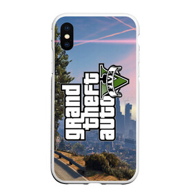 Чехол для iPhone XS Max матовый с принтом GTA 5 в городе Новоалтайск, Силикон | Область печати: задняя сторона чехла, без боковых панелей | grand theft auto 2 | grand theft auto 3 | grand theft auto v | grand theft auto: san andreas | grand theft auto: vice city | gta 1 | gta 2 | gta 3 | gta 4 | gta 5 | gta online | gta v | город | игры