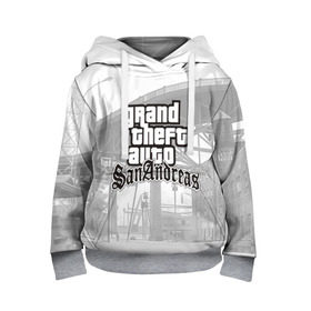 Детская толстовка 3D с принтом GTA SanAndreas в городе Новоалтайск, 100% полиэстер | двухслойный капюшон со шнурком для регулировки, мягкие манжеты на рукавах и по низу толстовки, спереди карман-кенгуру с мягким внутренним слоем | grand theft auto 2 | grand theft auto 3 | grand theft auto v | grand theft auto: san andreas | grand theft auto: vice city | gta 1 | gta 2 | gta 3 | gta 4 | gta 5 | gta online | gta v | город | игры