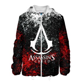 Мужская куртка 3D с принтом ASSASSIN`S CREED в городе Новоалтайск, ткань верха — 100% полиэстер, подклад — флис | прямой крой, подол и капюшон оформлены резинкой с фиксаторами, два кармана без застежек по бокам, один большой потайной карман на груди. Карман на груди застегивается на липучку | black flag | brotherhood | chronicles | creed | game | origins | revelations | rogue | syndicate | unity | альтаир | ассасин | игры | кинжал | пираты