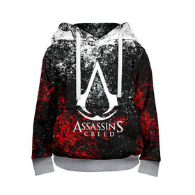 Детская толстовка 3D с принтом ASSASSIN`S CREED в городе Новоалтайск, 100% полиэстер | двухслойный капюшон со шнурком для регулировки, мягкие манжеты на рукавах и по низу толстовки, спереди карман-кенгуру с мягким внутренним слоем | black flag | brotherhood | chronicles | creed | game | origins | revelations | rogue | syndicate | unity | альтаир | ассасин | игры | кинжал | пираты
