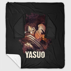 Плед с рукавами с принтом Yasuo в городе Новоалтайск, 100% полиэстер | Закругленные углы, все края обработаны. Ткань не мнется и не растягивается. Размер 170*145 | jinx | kda | league | lol | moba | pentakill | riot | rise | rus | skins | варвик | варус | воин | легенд | лига | лол | маг | стрелок | танк | чемпион