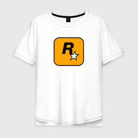 Мужская футболка хлопок Oversize с принтом Rockstar Games в городе Новоалтайск, 100% хлопок | свободный крой, круглый ворот, “спинка” длиннее передней части | grand theft auto 2 | grand theft auto 3 | grand theft auto v | grand theft auto: san andreas | grand theft auto: vice city | gta 1 | gta 2 | gta 3 | gta 4 | gta 5 | gta online | gta v | город | игры