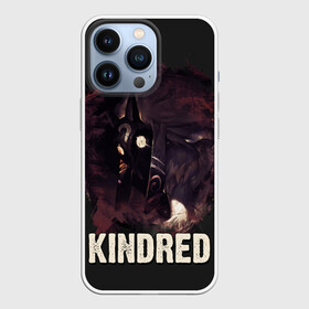 Чехол для iPhone 13 Pro с принтом Kindred в городе Новоалтайск,  |  | Тематика изображения на принте: jinx | kda | league | lol | moba | pentakill | riot | rise | rus | skins | варвик | варус | воин | легенд | лига | лол | маг | стрелок | танк | чемпион