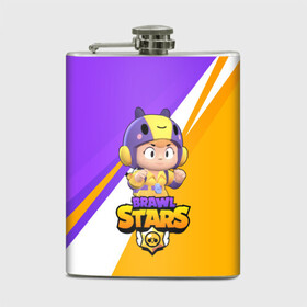 Фляга с принтом BRAWL STARS BEA в городе Новоалтайск, металлический корпус | емкость 0,22 л, размер 125 х 94 мм. Виниловая наклейка запечатывается полностью | bea | brawl stars | bull | colt | crow | leon | leon shark | shark | stars | акула | берли | биа | ворон | динамайк | кольт | леон | леон акула | нита | спайк | шелли | эль примо