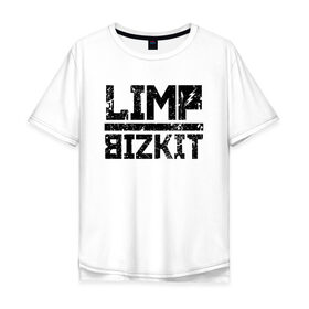 Мужская футболка хлопок Oversize с принтом LIMP BIZKIT в городе Новоалтайск, 100% хлопок | свободный крой, круглый ворот, “спинка” длиннее передней части | dj lethal | limp bizkit | rock | джон отто | лимп бизкит | майк смит | музыка | роб уотерс | рок | сэм риверс | терри бальзамо | уэс борланд | фред дёрст