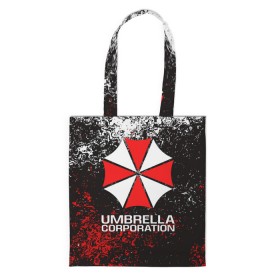 Сумка 3D повседневная с принтом UMBRELLA CORP в городе Новоалтайск, 100% полиэстер | Плотность: 200 г/м2; Размер: 34×35 см; Высота лямок: 30 см | ada wong | biohazard | leon | nemesis | project resistance | raccoon city | re2 | resident evil 2 | rpd | stars | umbrella | ада вонг | амбрелла | немесис | ужасы