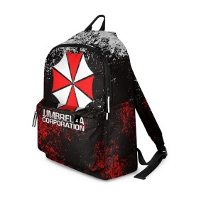 Рюкзак 3D с принтом UMBRELLA CORP в городе Новоалтайск, 100% полиэстер | лямки с регулируемой длиной, сверху петелька, чтобы рюкзак можно было повесить на вешалку. Основное отделение закрывается на молнию, как и внешний карман. Внутри два дополнительных кармана, один из которых закрывается на молнию. По бокам два дополнительных кармашка | ada wong | biohazard | leon | nemesis | project resistance | raccoon city | re2 | resident evil 2 | rpd | stars | umbrella | ада вонг | амбрелла | немесис | ужасы