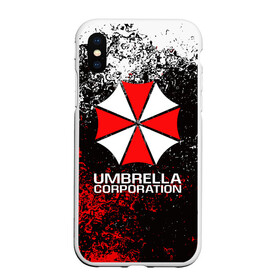 Чехол для iPhone XS Max матовый с принтом UMBRELLA CORP в городе Новоалтайск, Силикон | Область печати: задняя сторона чехла, без боковых панелей | ada wong | biohazard | leon | nemesis | project resistance | raccoon city | re2 | resident evil 2 | rpd | stars | umbrella | ада вонг | амбрелла | немесис | ужасы