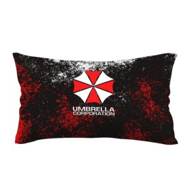 Подушка 3D антистресс с принтом UMBRELLA CORP в городе Новоалтайск, наволочка — 100% полиэстер, наполнитель — вспененный полистирол | состоит из подушки и наволочки на молнии | Тематика изображения на принте: ada wong | biohazard | leon | nemesis | project resistance | raccoon city | re2 | resident evil 2 | rpd | stars | umbrella | ада вонг | амбрелла | немесис | ужасы